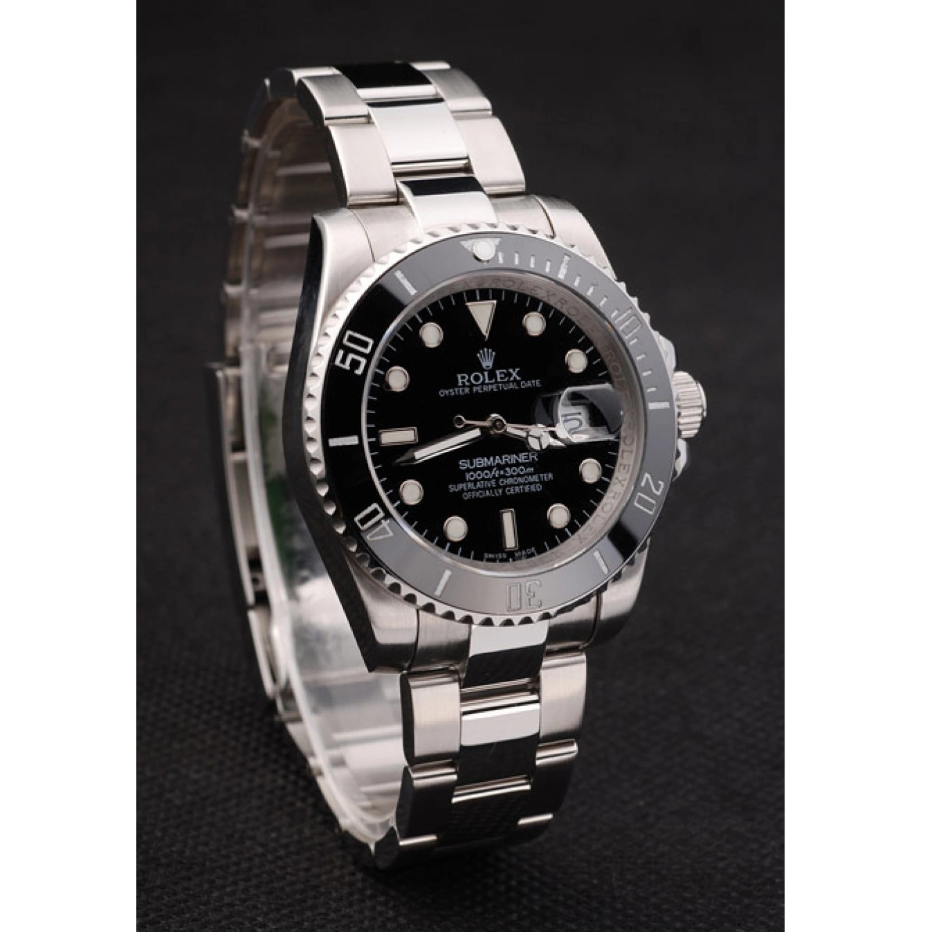 Rolex copies cheap Rolex Ceramic 98235 Bezel Black Black Dial Submariner 0717
